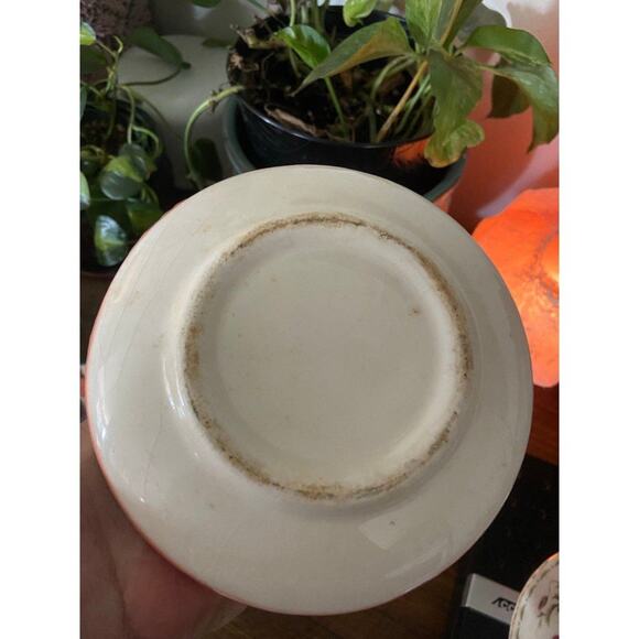 GUC Pair of unique hand painted ceramic candlestick holders - Picture 6 of 12